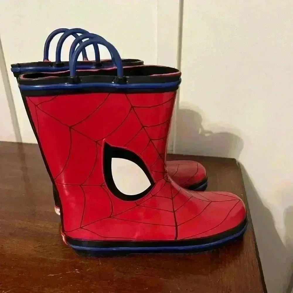 Marvel Spiderman rain boots size 2-3
